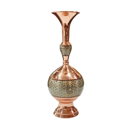 khatam vase - گلدان گیلاسی 30 خاتم کاری