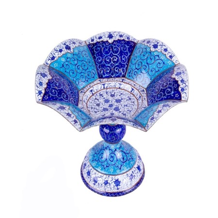 شیرینی خوری مینا هشت پرسایزمتوسط - Enamel Vase