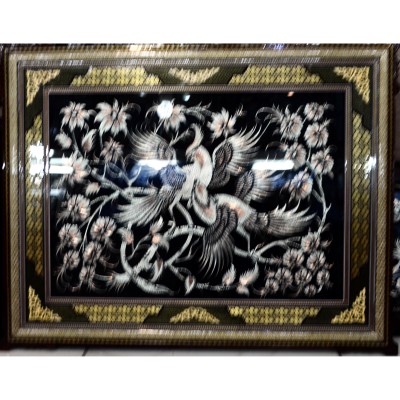 قاب پلاک خاتم کاری - Etching & Inlay Frame