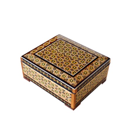 خاتم کاری،فروش جعبه جواهر خاتم،کاری سایز کوچک،فروشگاه هنر اصفهان،isfahan-art،فروش صنایع دستی اصفهان،مینا کاری،مینیاتور کد 15 -3