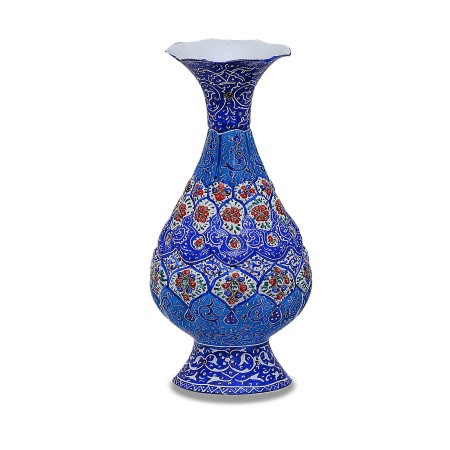 گلدان میناکاری 30 سانتی کد1 - Enemal Vase