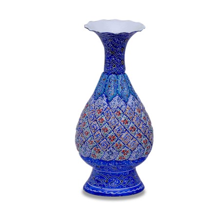 Enemal Vase - گلدان میناکاری 25 سانتی کد1