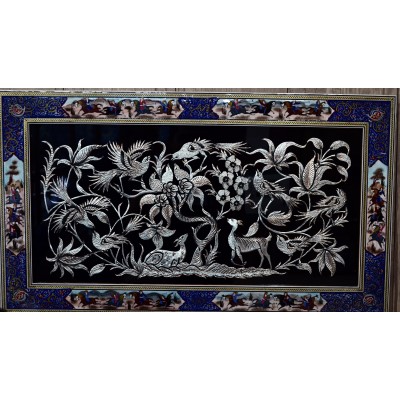 قاب خاتم مینیاتور - miniature &inlay frame