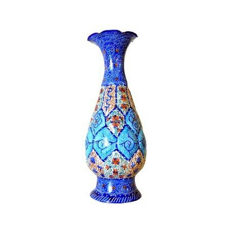 گلدان میناکاری 25 سانتی کد2 - Enemal Vase