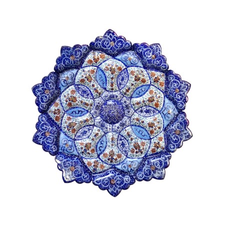 enamel plate - بشقاب میناکاری 35 سانتی