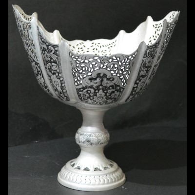 silver kashkol bowl - کاسه کشکولی