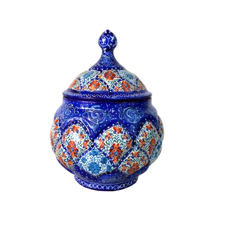 قندان میناکاری کوچک - enamel Sugar bowl