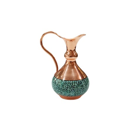 پارچ شلغمی 15 فیروزه کوب - turquoise decanter