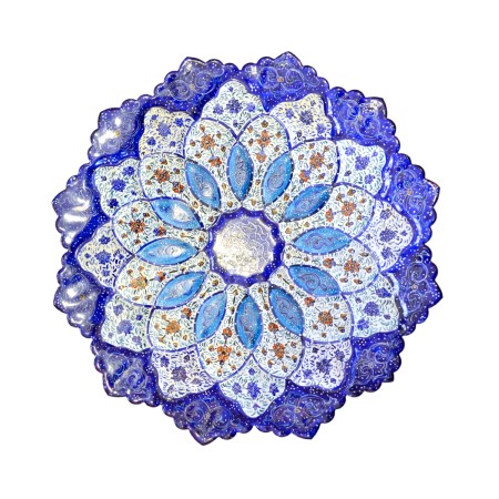 بشقاب میناکاری 25 سانتی کد 2 - enamel plate