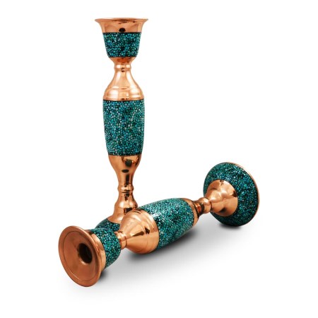 شمعدان بزرگ بزرگ فیروزه کوب - turquoise kashkol bowl