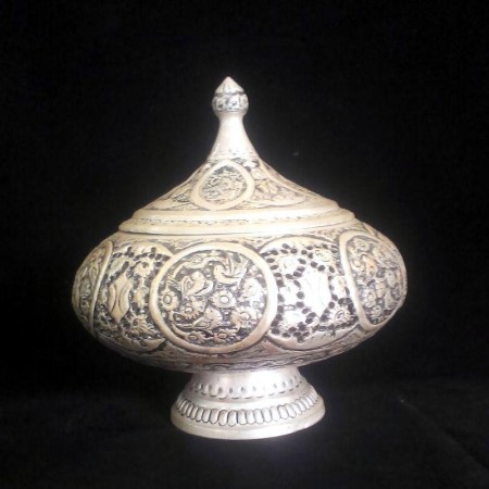 گز خوری نقره - silver bowl