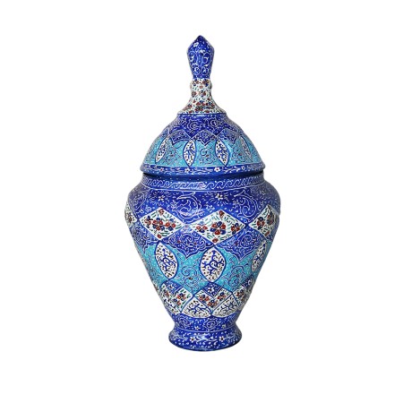 قندان میناکاری آناناسی - enamel Sugar bowl